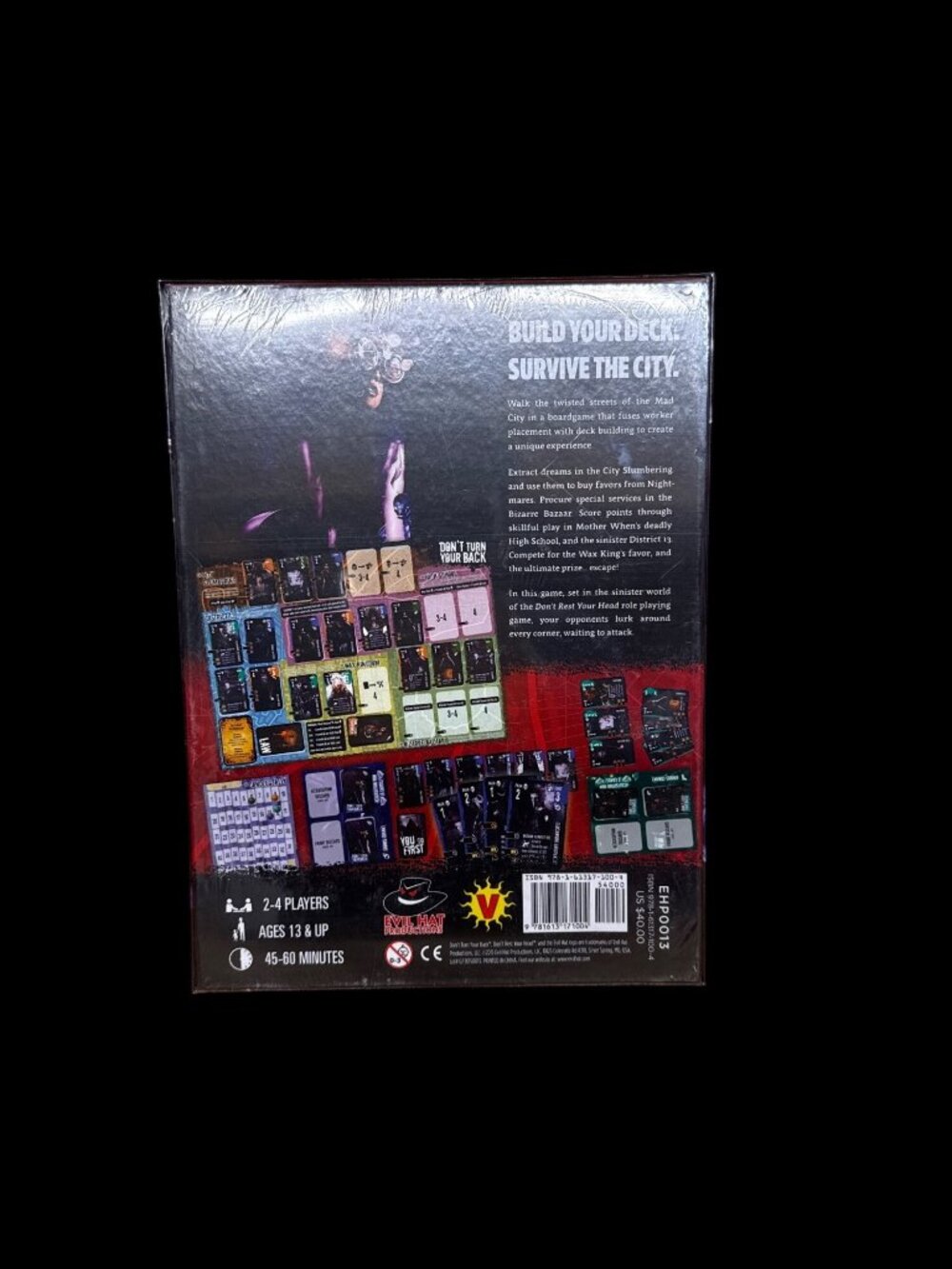 Don't Turn Your Back A Game Of Nightmares by Eric B. Vogel Board Game New in Box - Picture 3 of 4